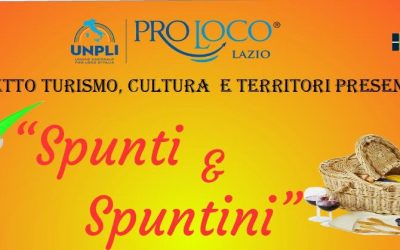 Progetto Regione Lazio: “Turismo, Cultura e territori”